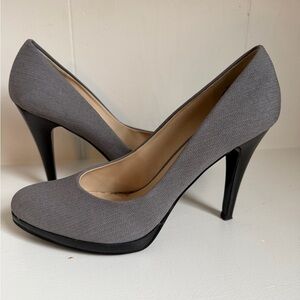 Nine West Classic Gray Heels